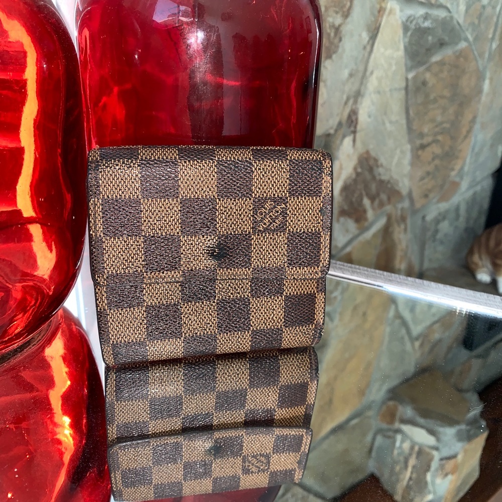 Porte Monnaie Billets Cartes Credit Damier
